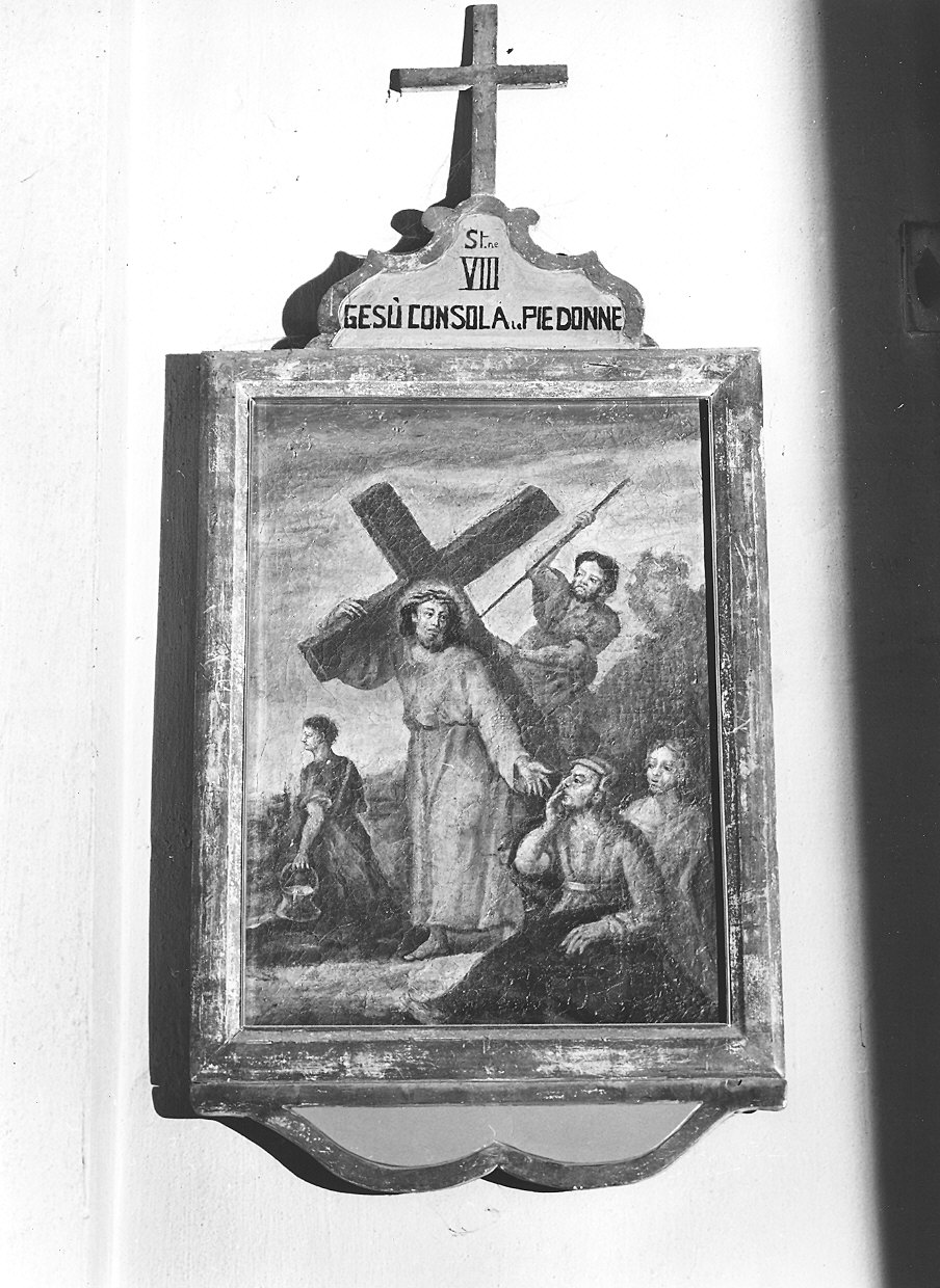 stazioni della via crucis (dipinto, ciclo) - ambito piacentino (seconda metà sec. XVIII)