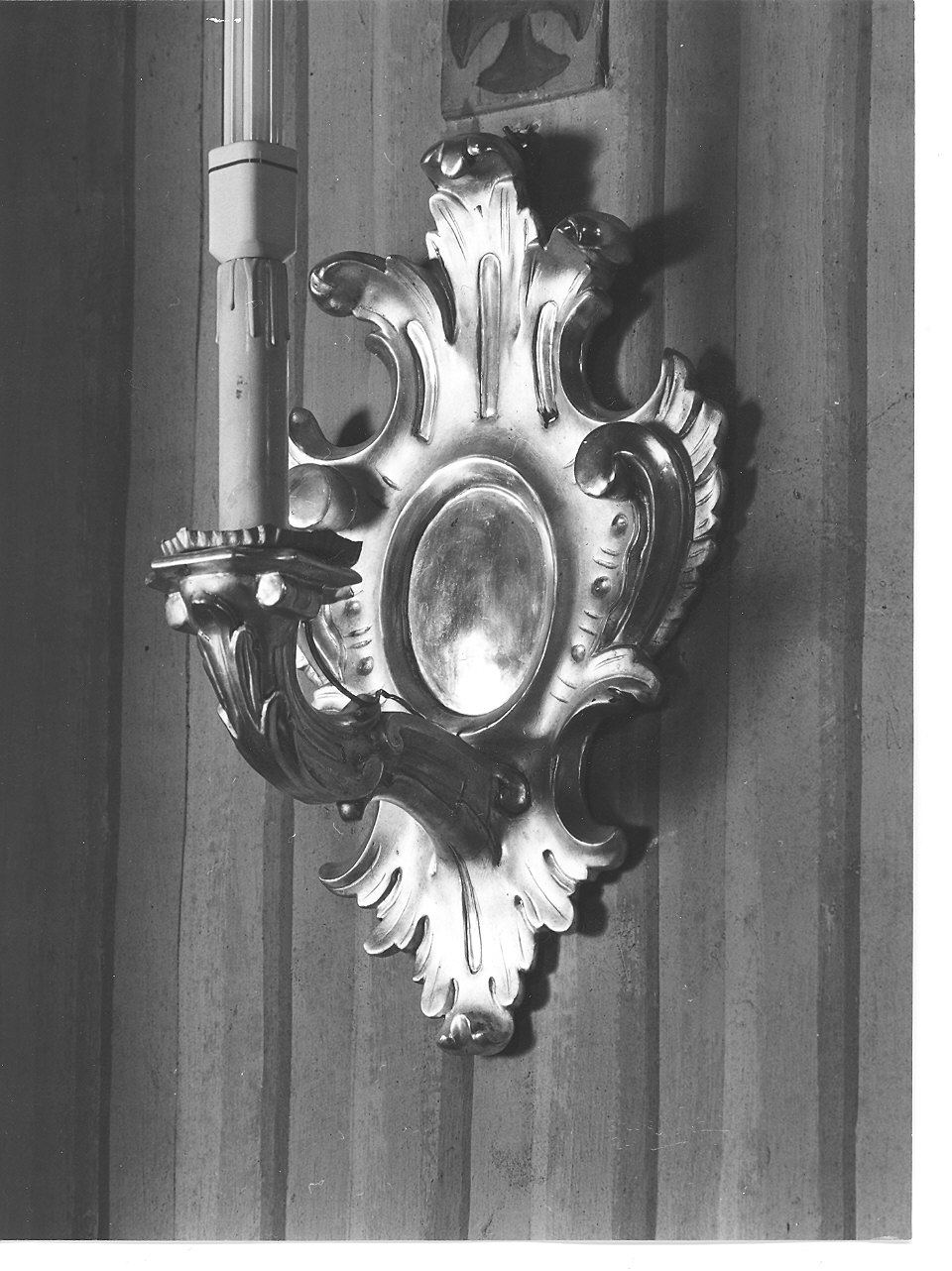 torciera - a bracci - bottega piacentina (metà sec. XVIII)