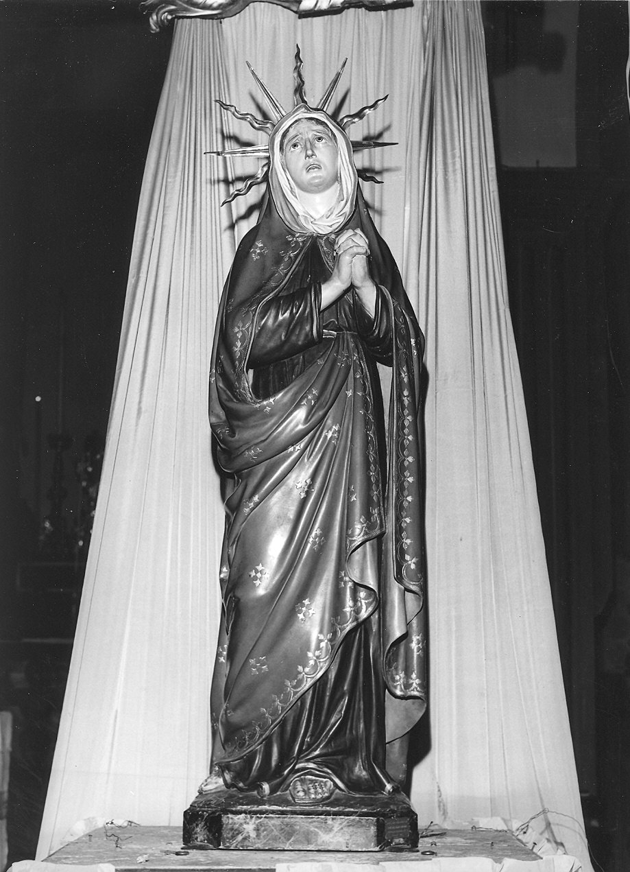 Madonna del Rosario (statua) - bottega piacentina (fine sec. XIX)