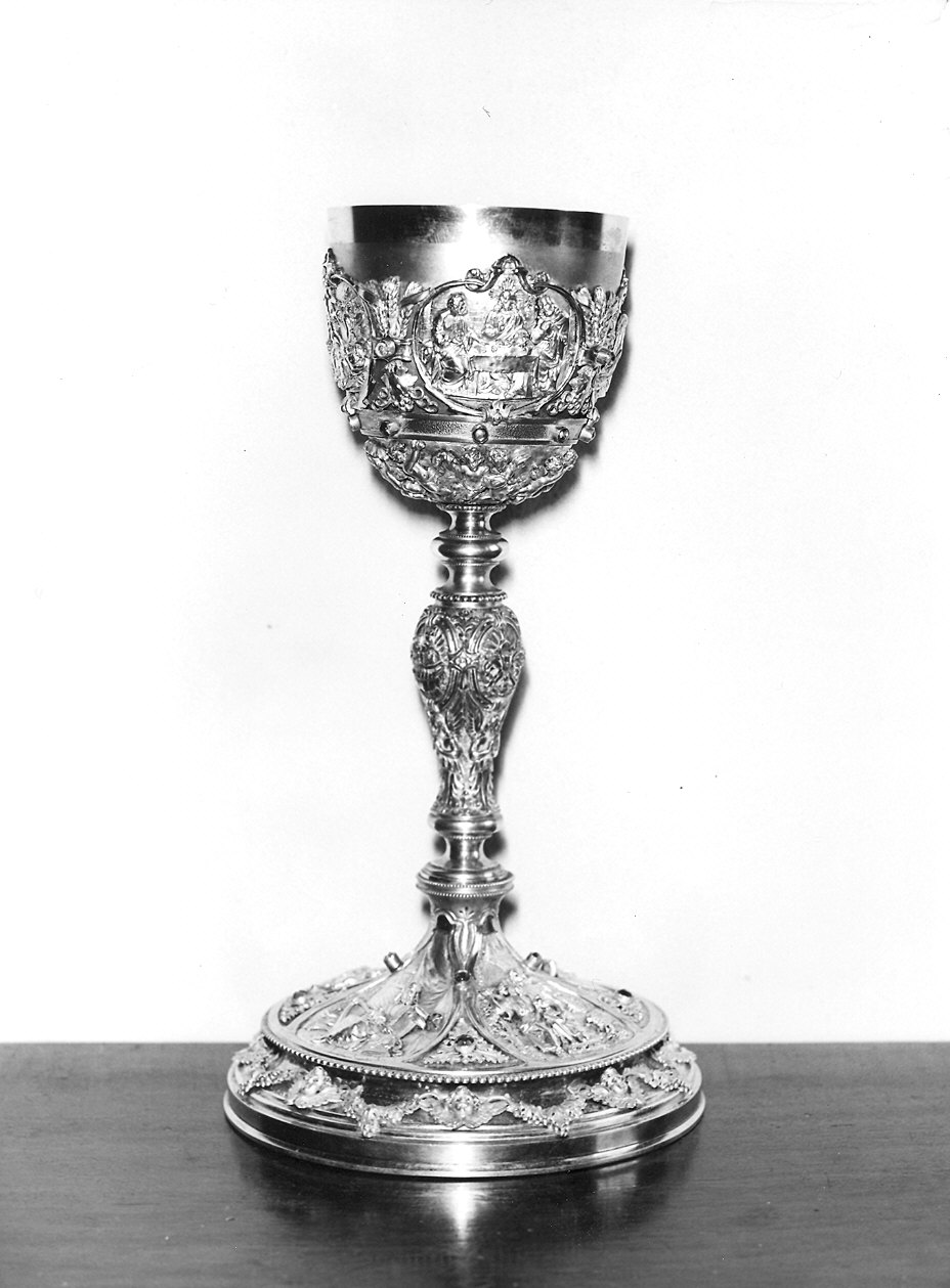 calice - produzione emiliana (fine sec. XIX)