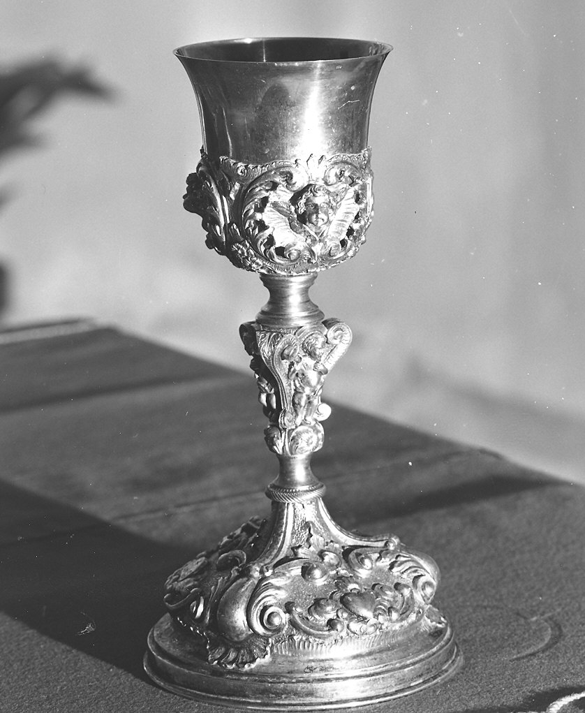 calice - bottega piacentina (secondo quarto sec. XX)