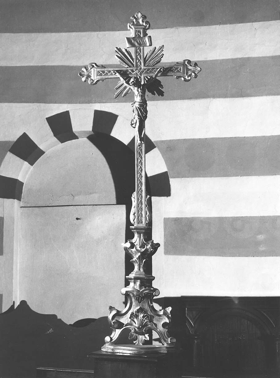 croce d'altare - bottega piacentina (sec. XIX)