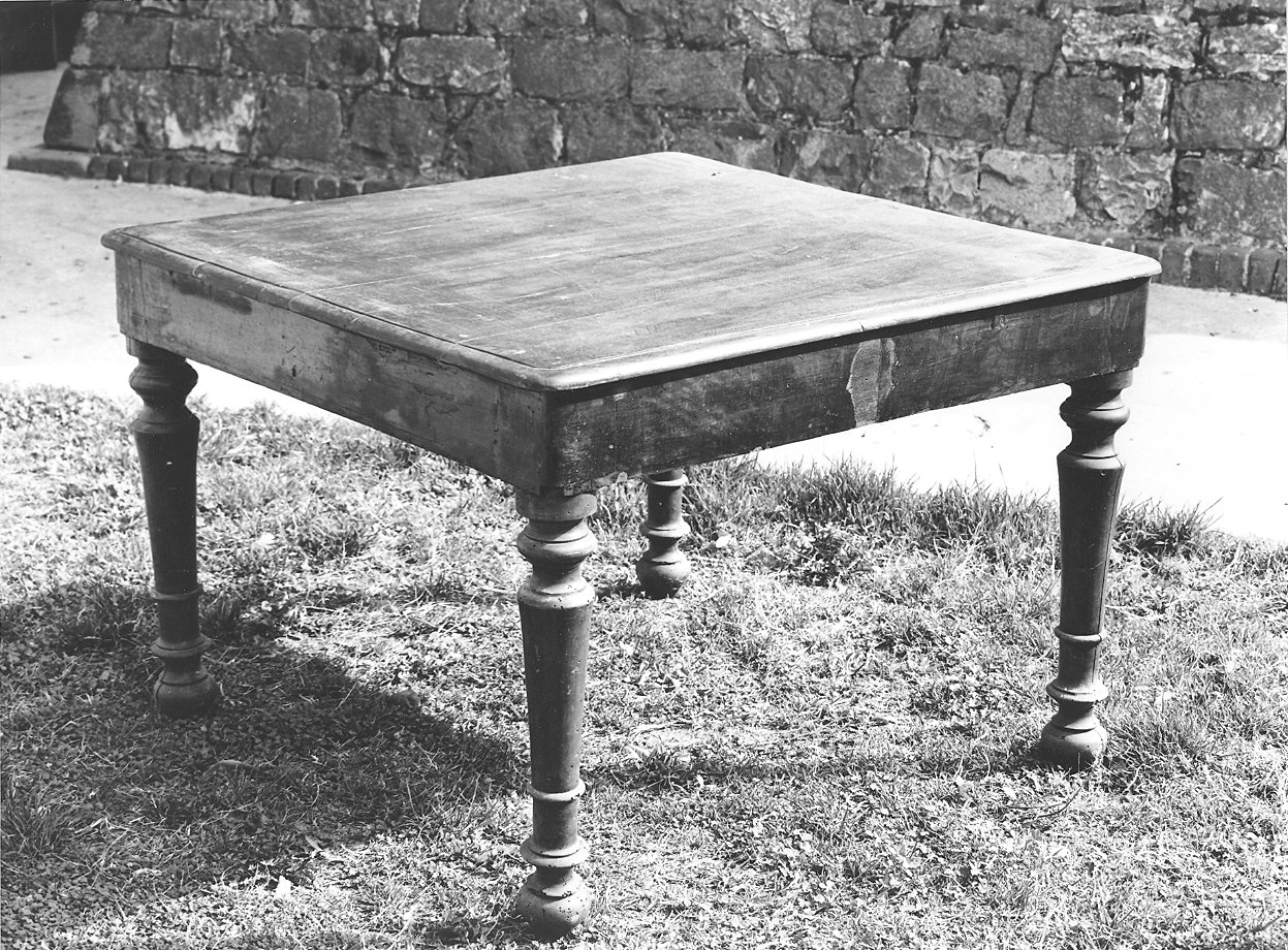 tavolo - bottega piacentina (fine sec. XIX)