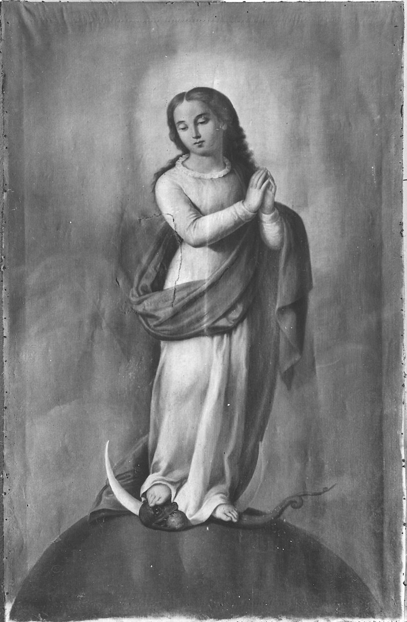 Maria Vergine bambina (dipinto) di Prati Enrico (attribuito) (fine sec. XIX)