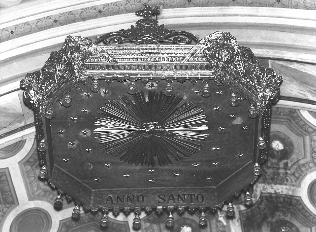 baldacchino d'altare - produzione emiliana (prima metà sec. XX)