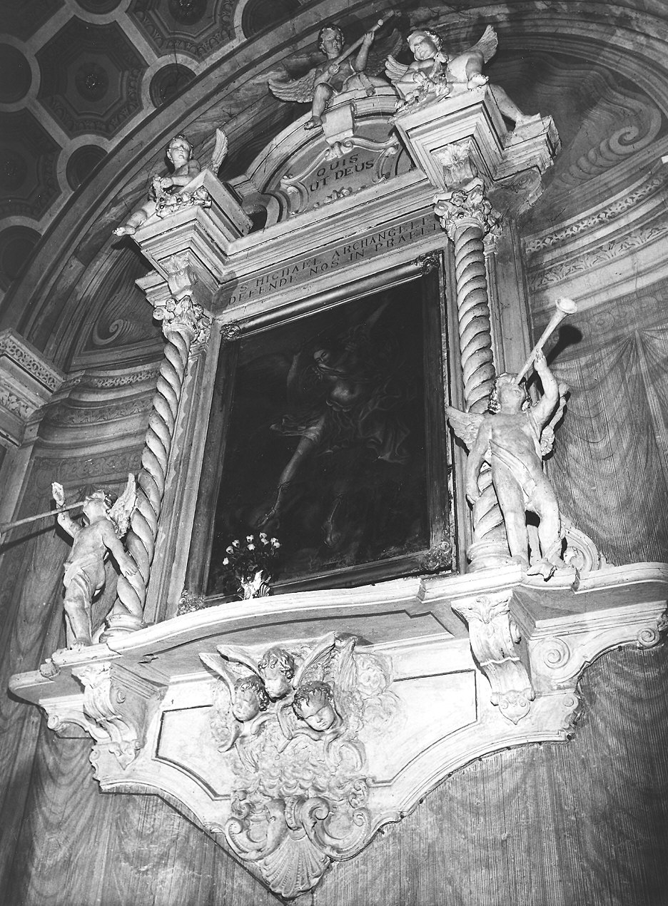 altare - a edicola - bottega piacentina (prima metà sec. XVIII)