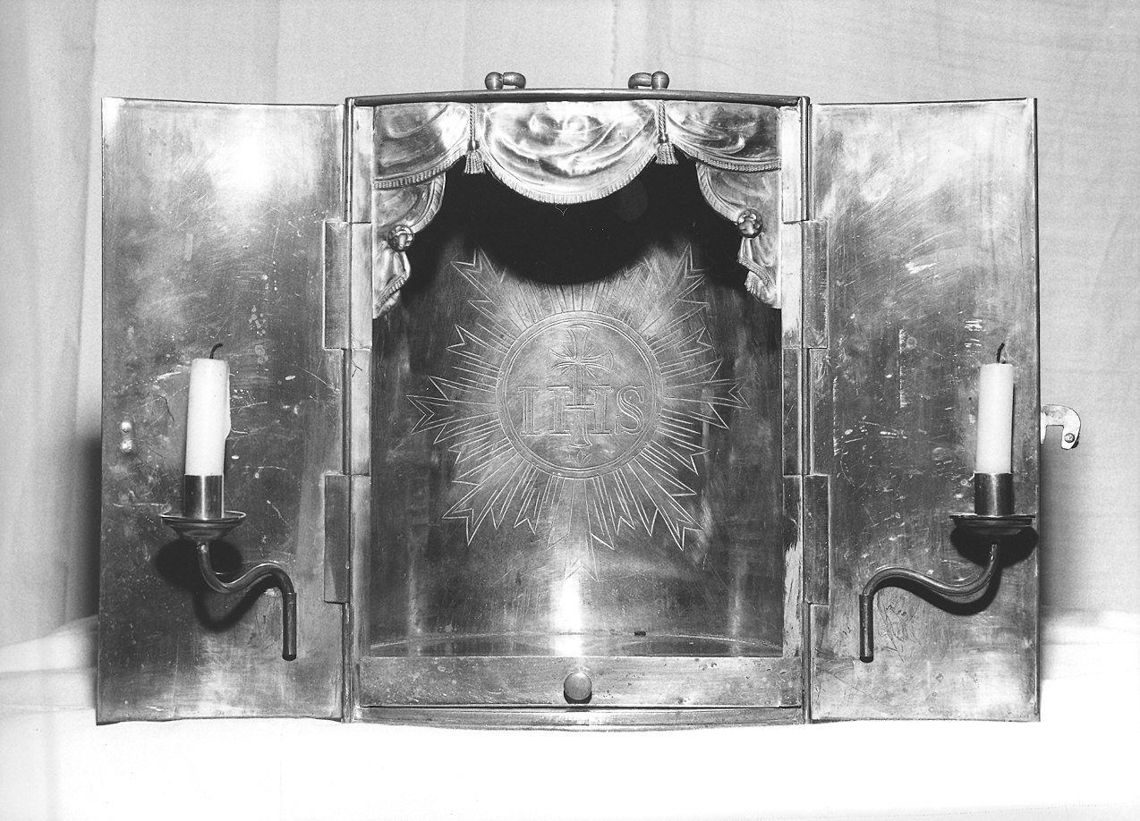 tabernacolo portatile - produzione emiliana (inizio sec. XX)