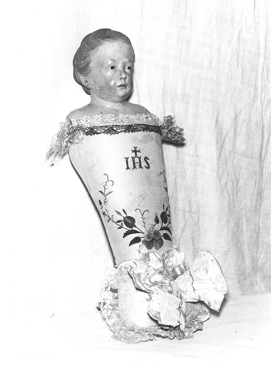 Gesù Bambino (scultura) - manifattura emiliana (inizio sec. XX)