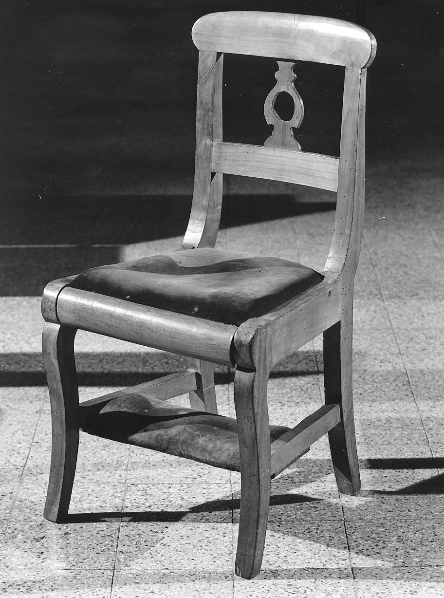 sedia - bottega piacentina (prima metà sec. XIX)