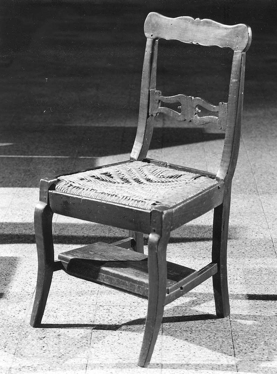 sedia - bottega piacentina (prima metà sec. XIX)