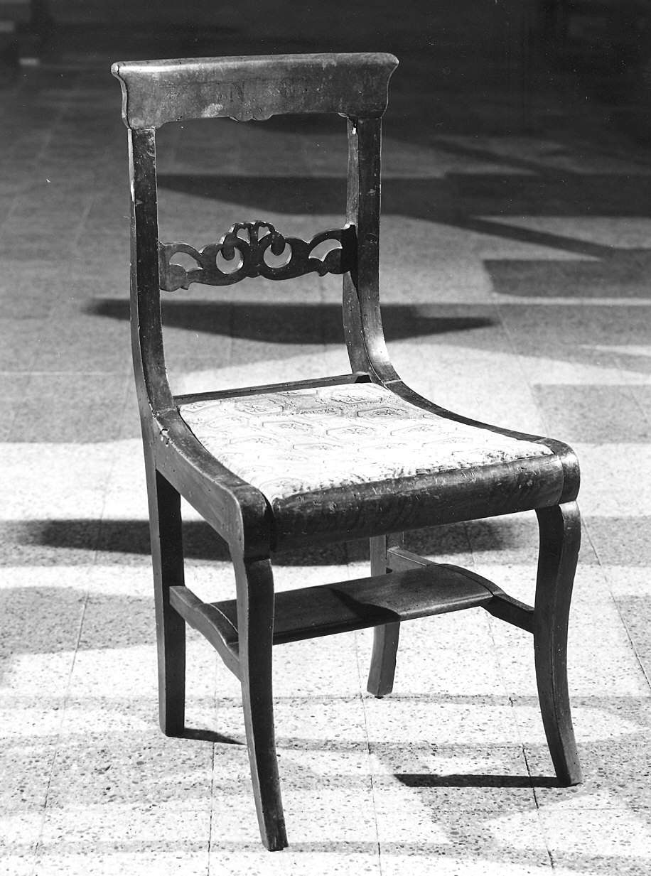 sedia - bottega piacentina (prima metà sec. XIX)