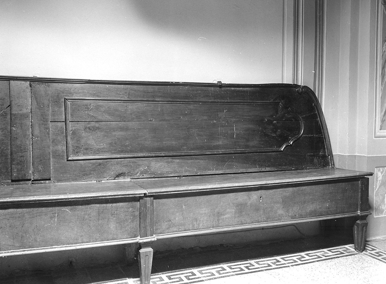 panca - bottega piacentina (fine sec. XVIII)