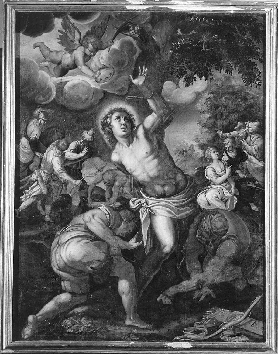 martirio di San Sebastiano (dipinto) - ambito cremonese (inizio sec. XVIII)