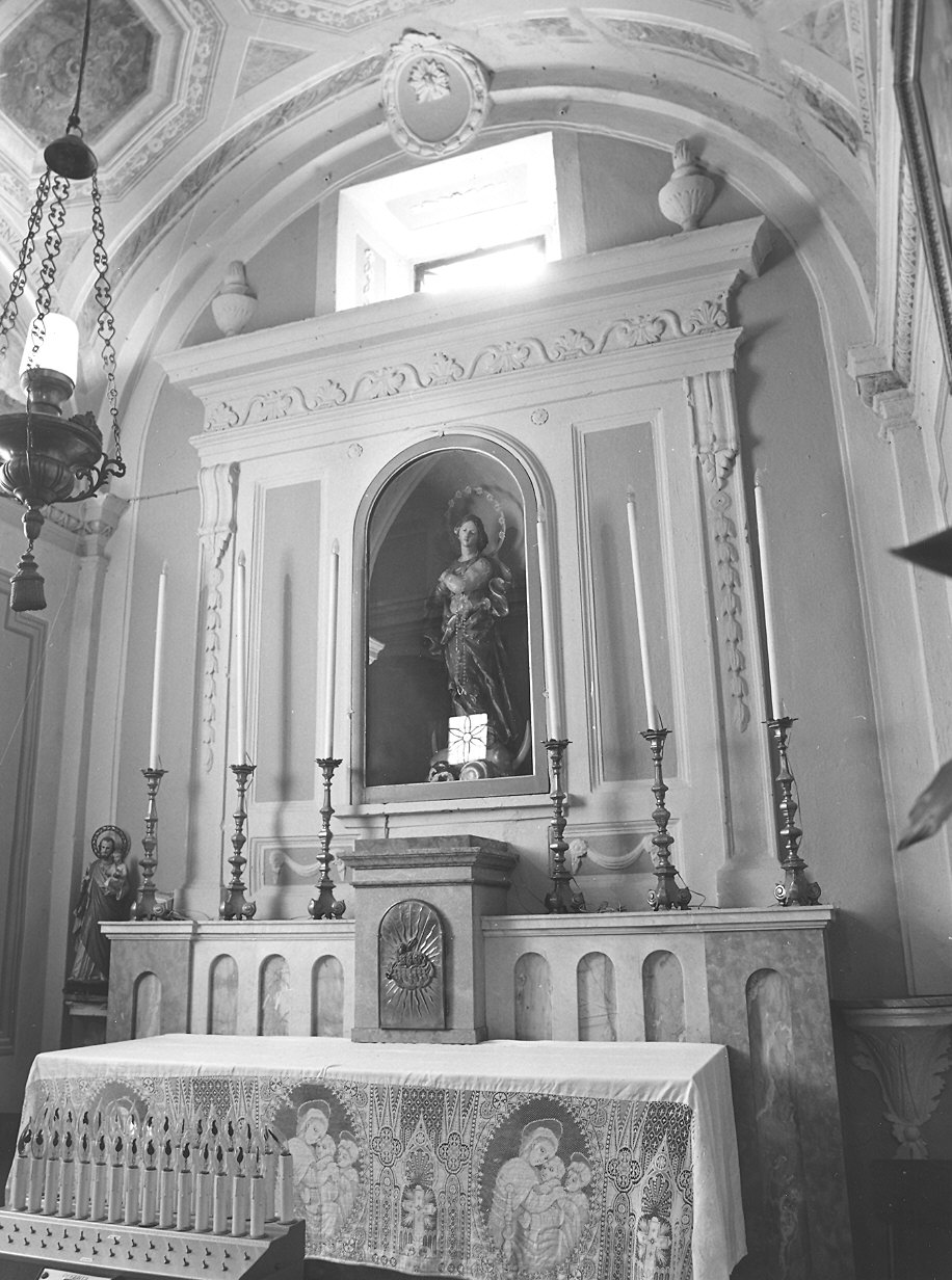 altare - a edicola - bottega piacentina (fine sec. XIX)