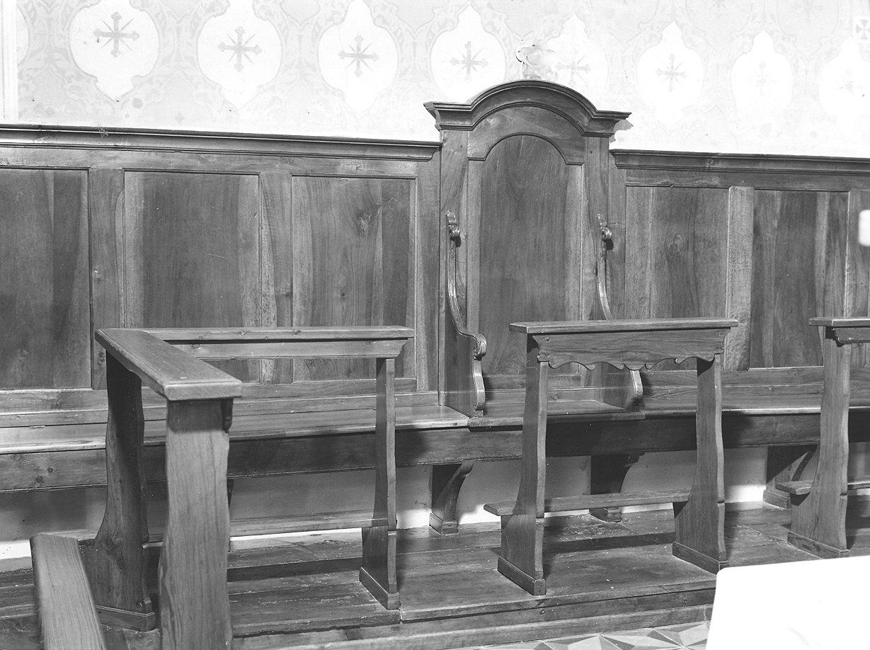 stalli del coro - bottega piacentina (sec. XIX)