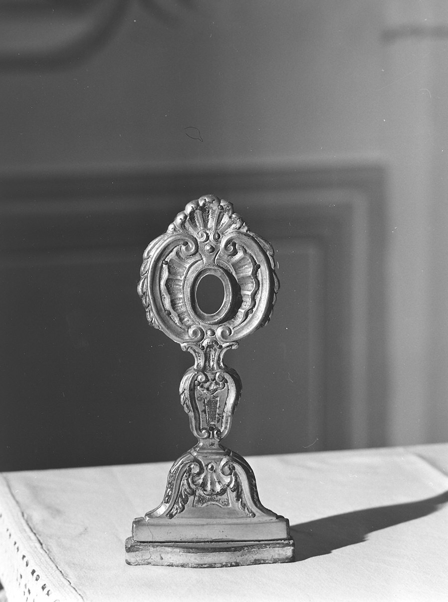 reliquiario - a ostensorio - bottega piacentina (sec. XIX)