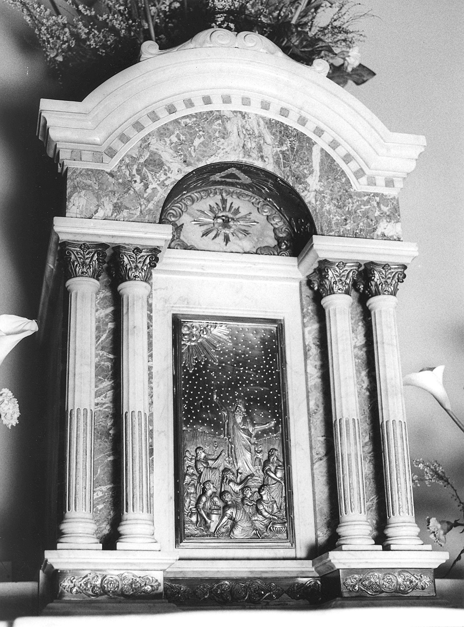 tabernacolo - a tempietto - bottega piacentina (fine sec. XIX)