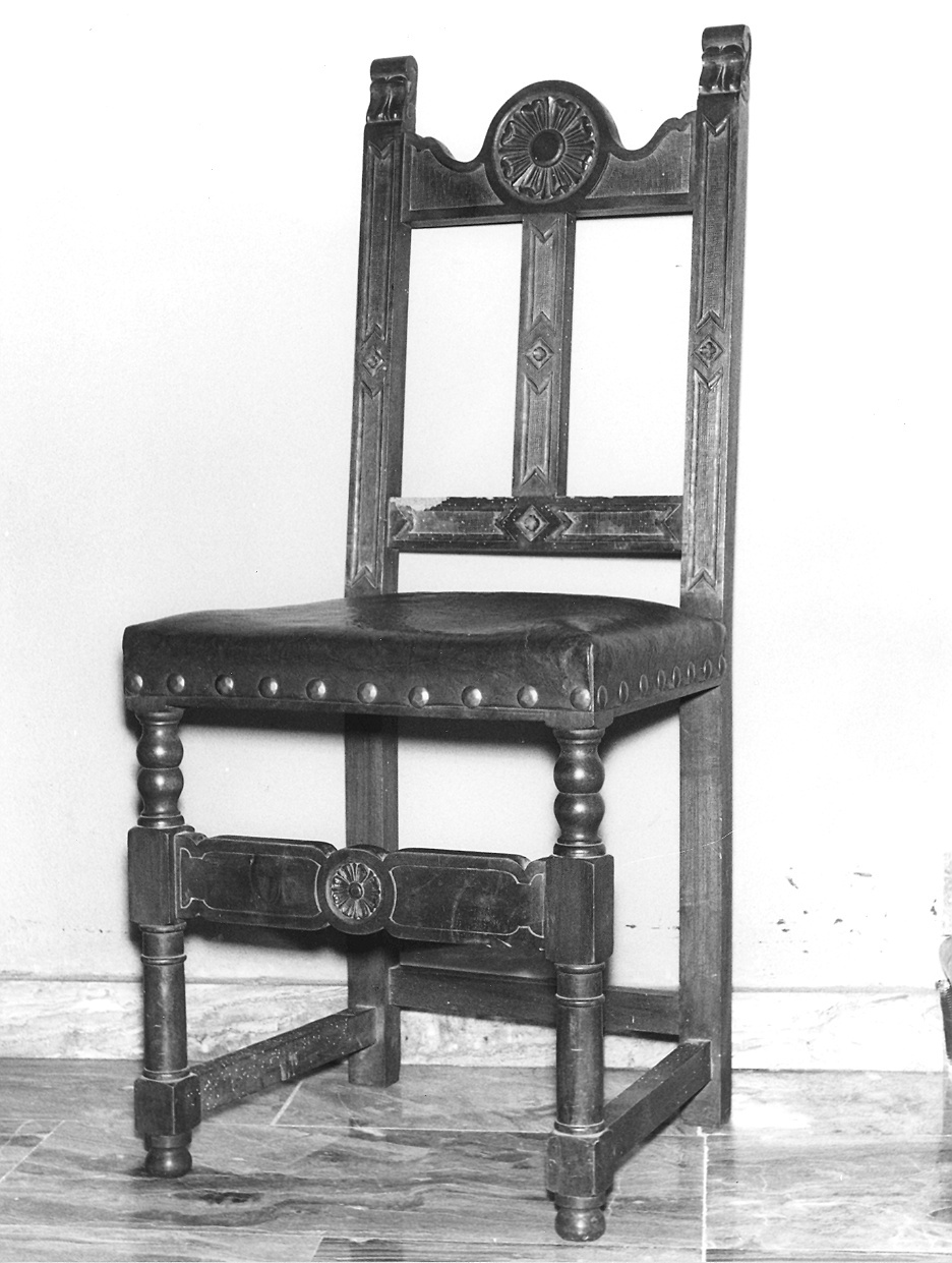 sedia, serie - produzione emiliana (prima metà sec. XX)