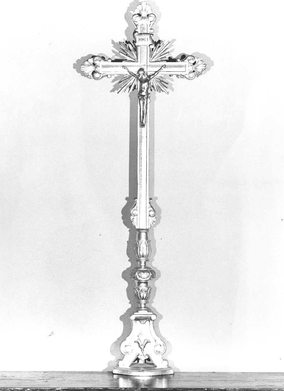 croce processionale - bottega piacentina (inizio sec. XIX)