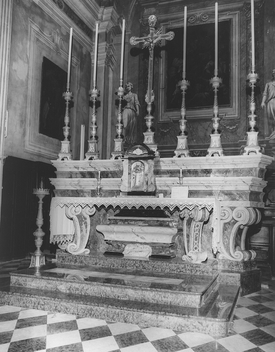 altare maggiore - bottega piacentina (sec. XVIII)