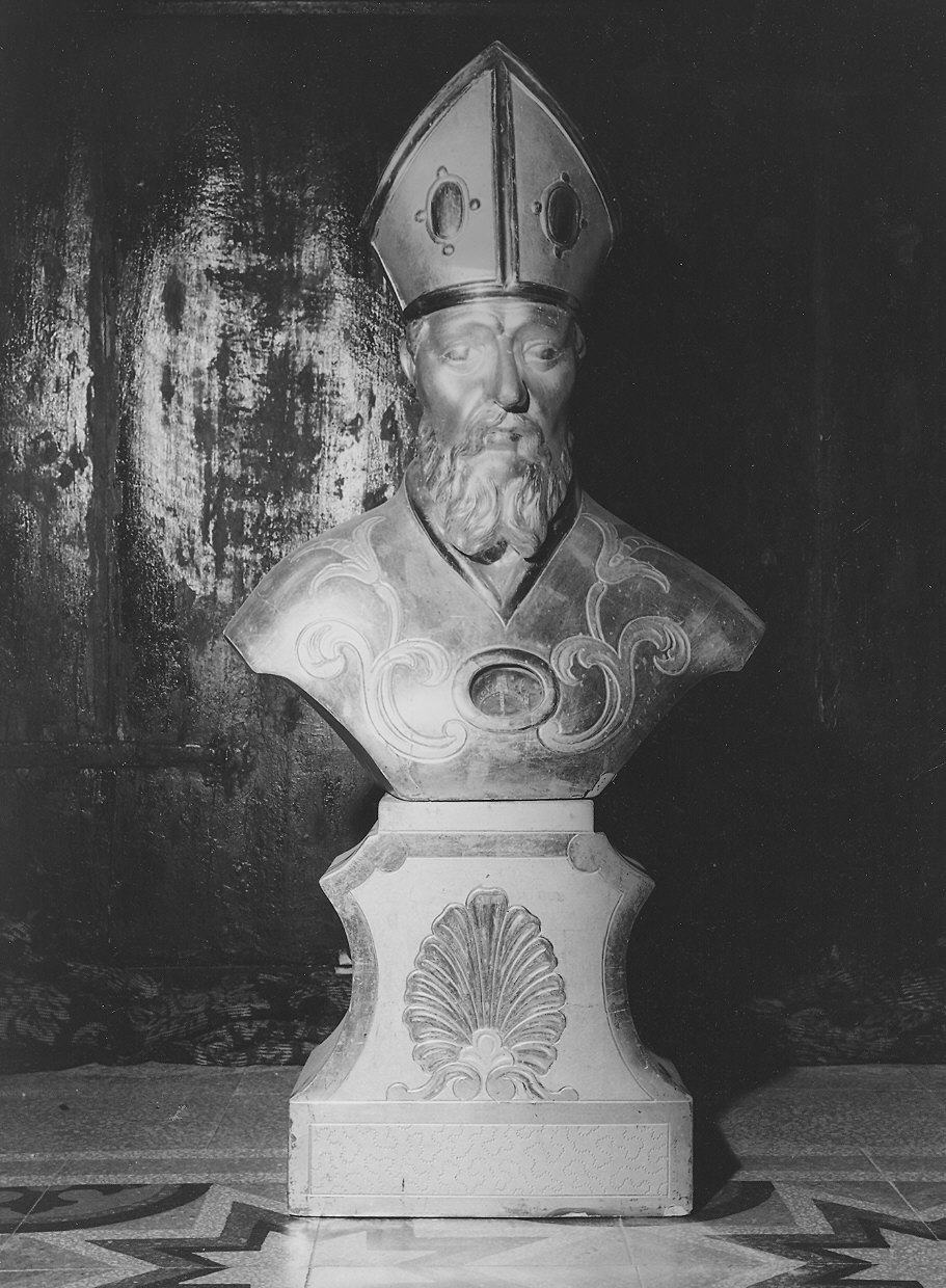 Santi vescovi (reliquiario - a busto, serie) - produzione emiliana (fine sec. XIX)