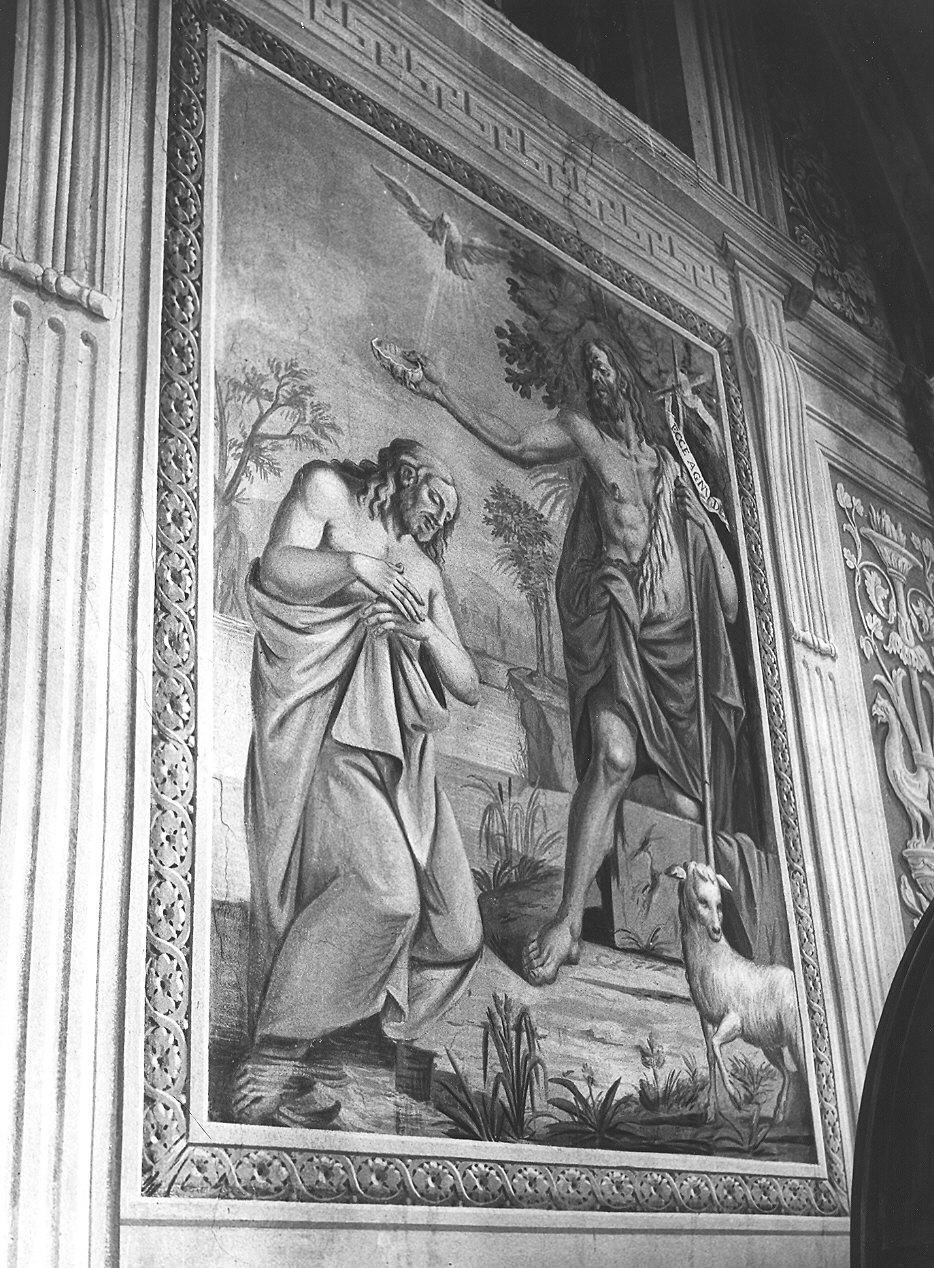 battesimo di Cristo (dipinto) - ambito emiliano (inizio sec. XX)