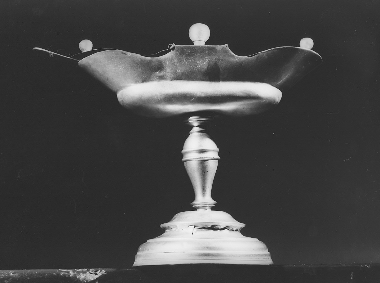 navicella portaincenso - produzione emiliana (prima metà sec. XX)