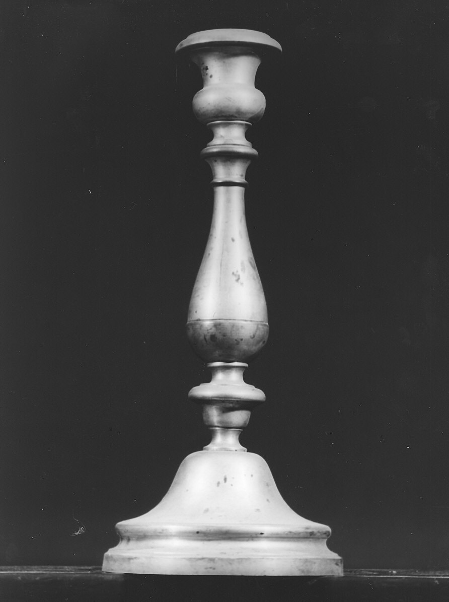 candelabro - bottega piacentina (fine sec. XIX)