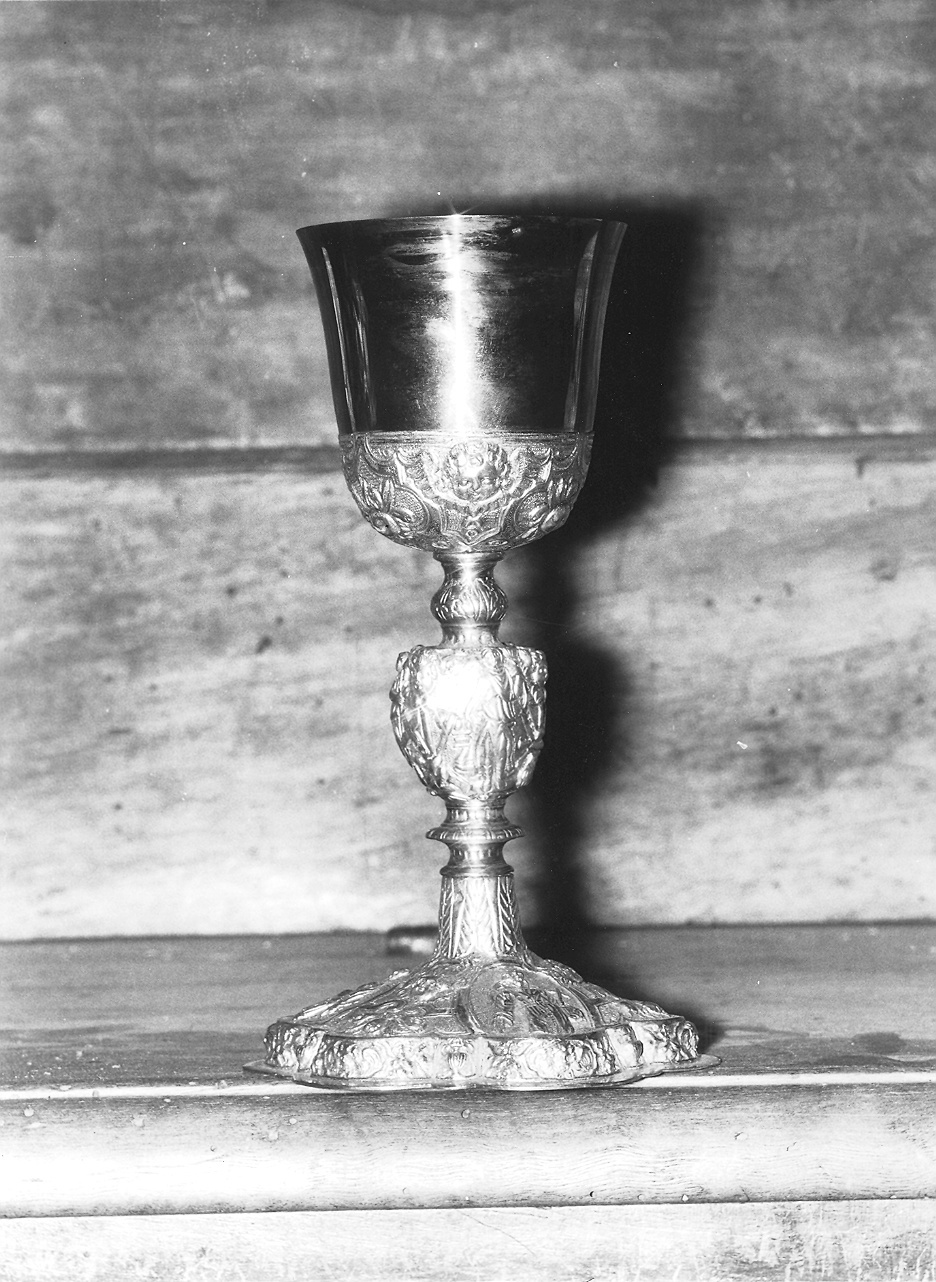 calice - bottega piacentina (fine sec. XIX)