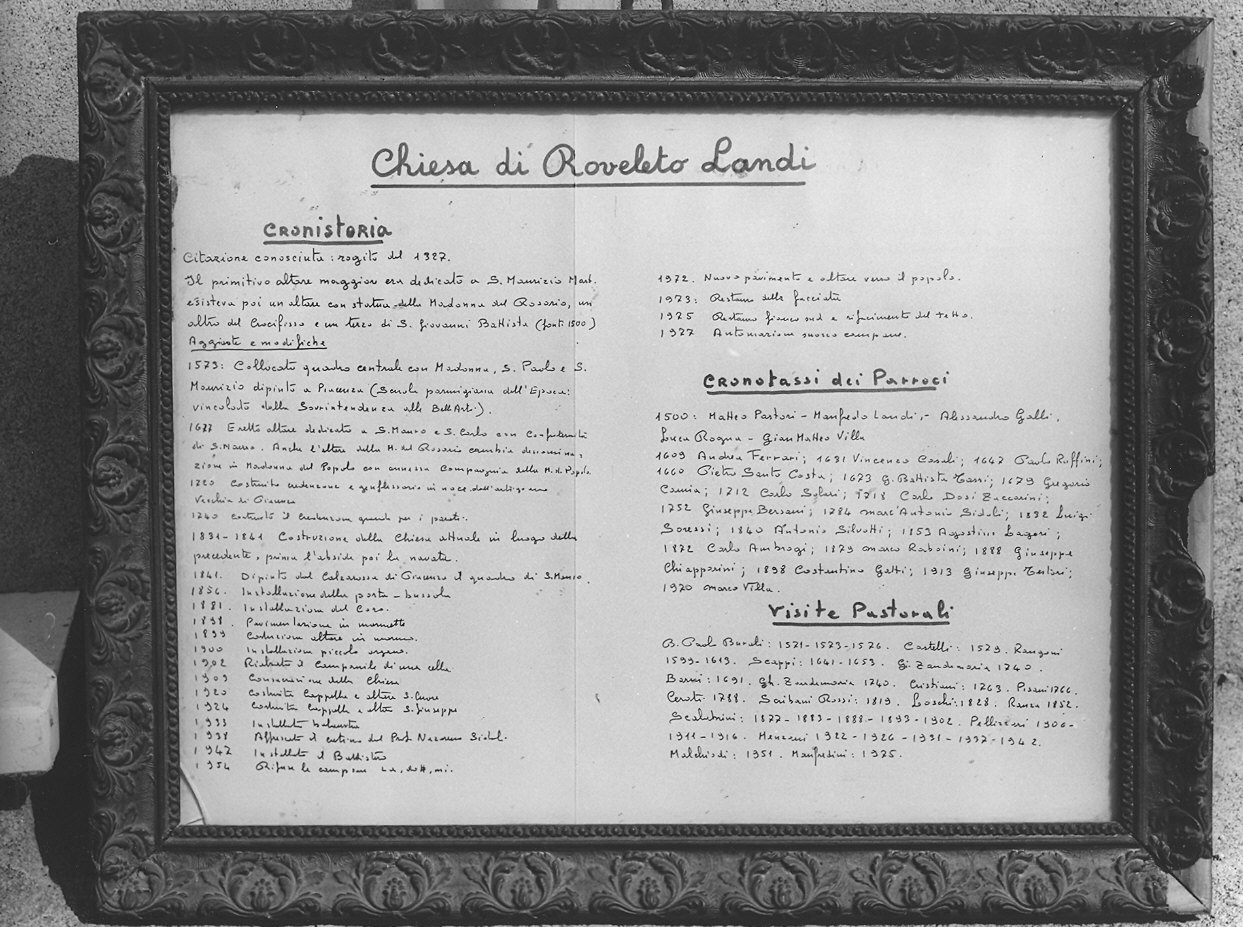 cornice - bottega piacentina (sec. XX)