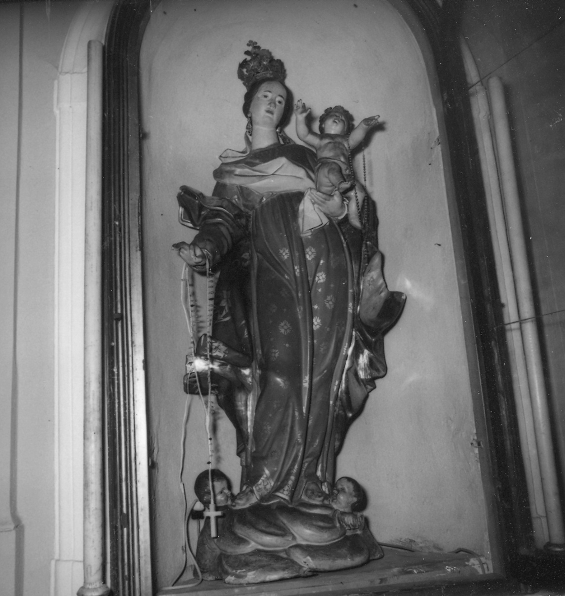 Madonna del Rosario (scultura) - bottega piacentina (sec. XVIII)