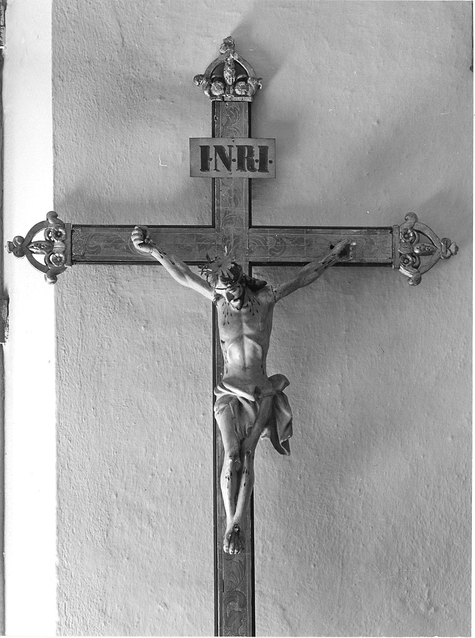 croce processionale - bottega piacentina (prima metà sec. XVIII)