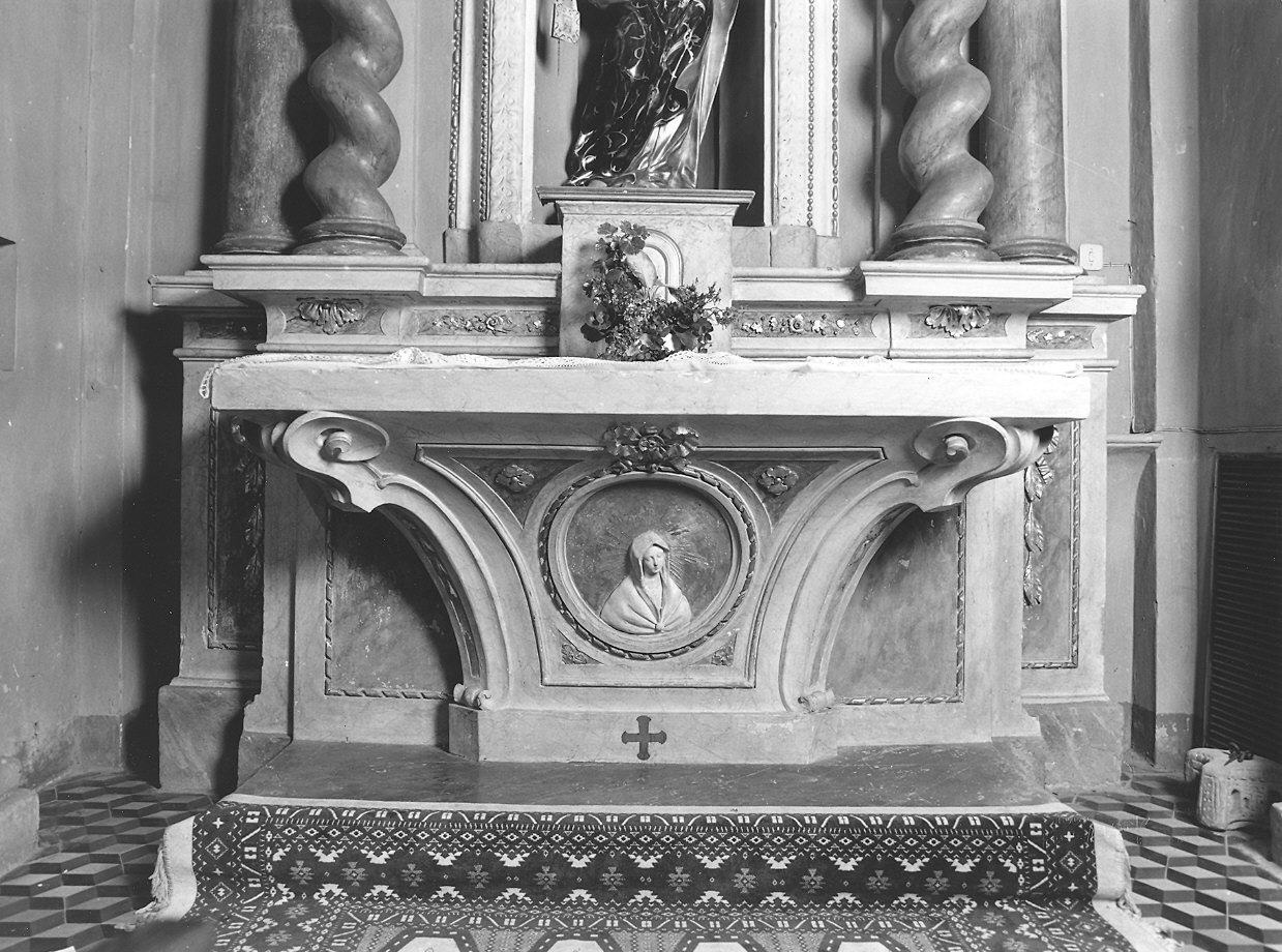 altare - a mensa - bottega piacentina (ultimo quarto sec. XVII)