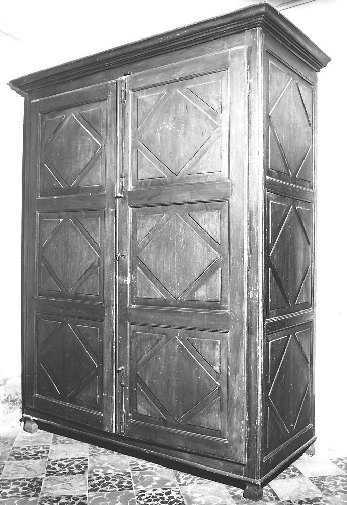 armadio - bottega piacentina (fine sec. XVIII)