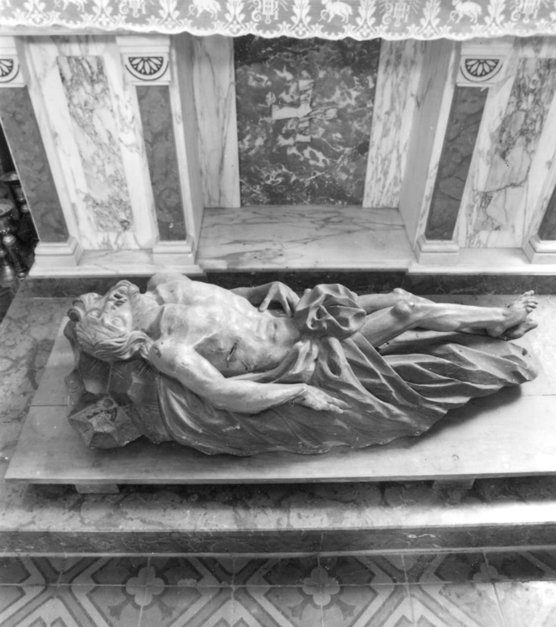 Cristo morto (statua) - bottega emiliana (sec. XVIII)