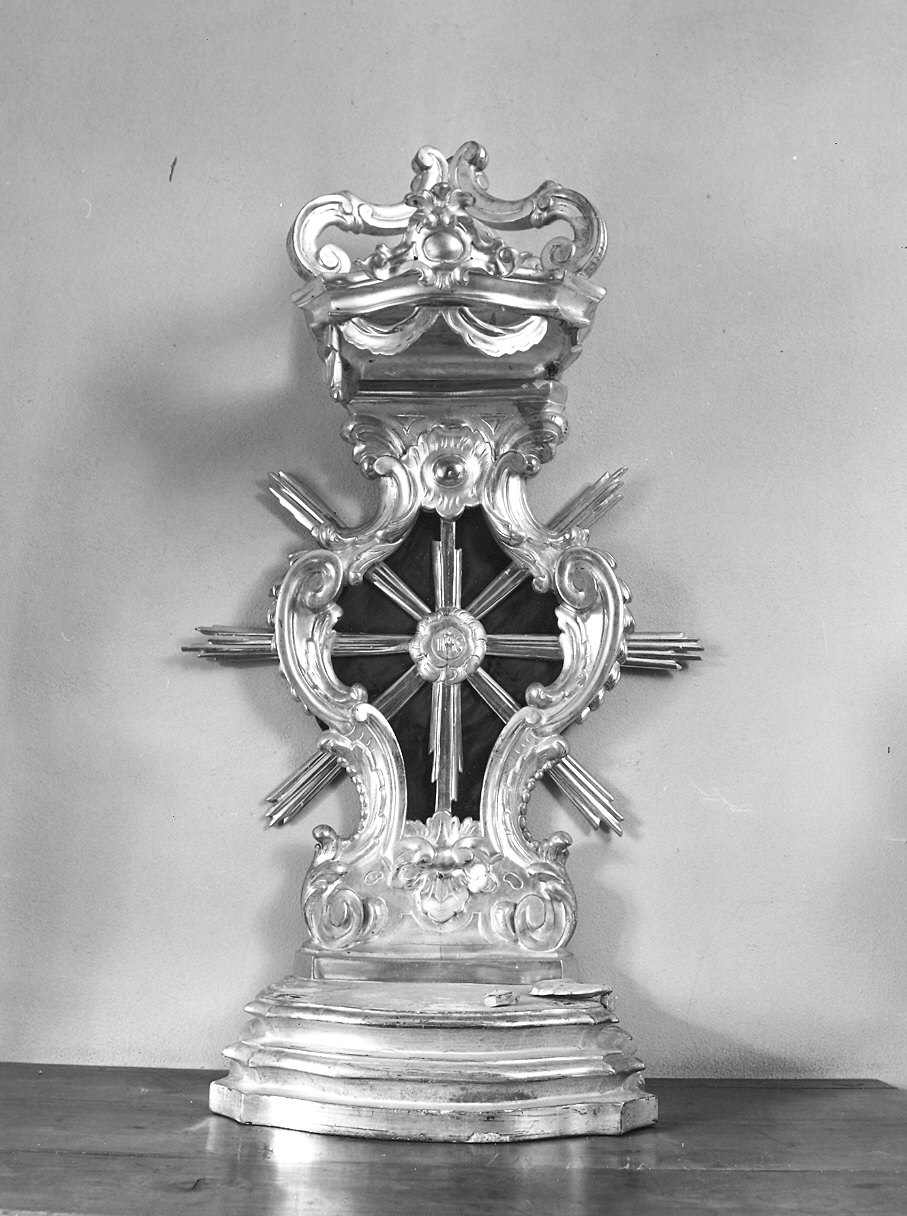 tronetto per esposizione eucaristica - bottega piacentina (sec. XVIII)