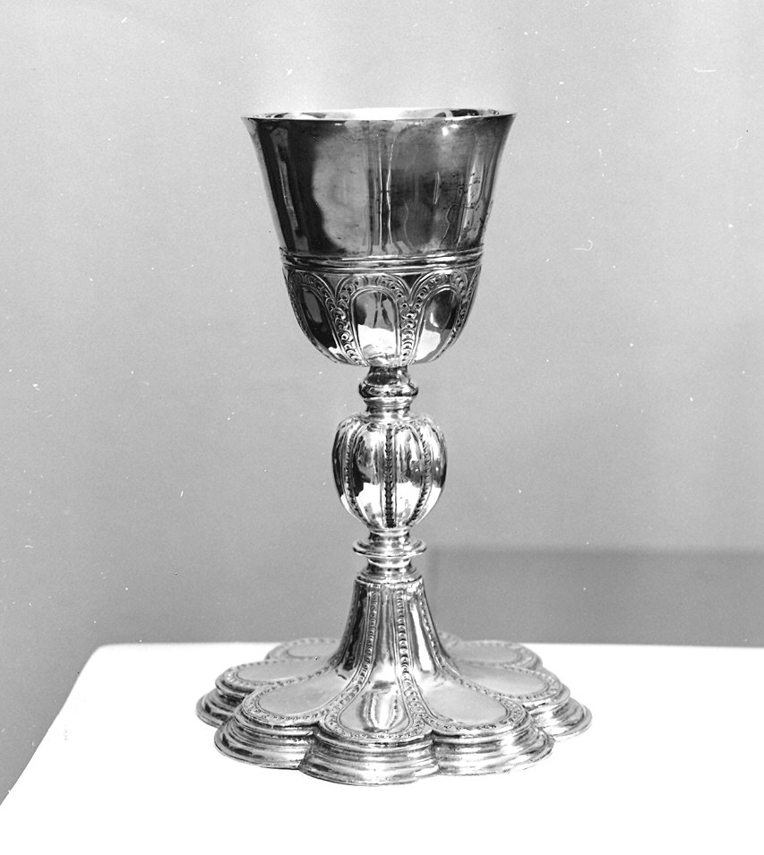 calice - bottega piacentina (sec. XIX)