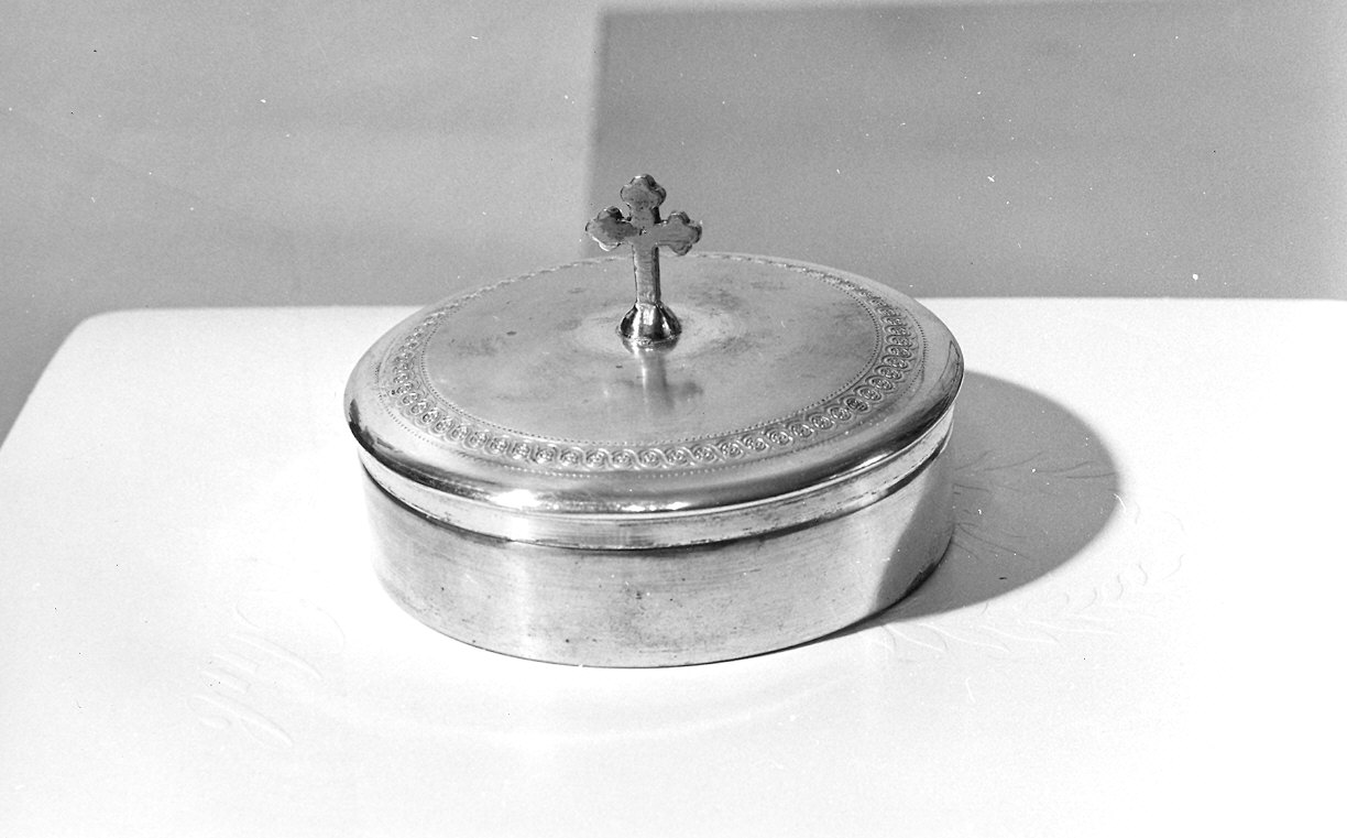 scatola per ostie, serie - bottega piacentina (sec. XIX)