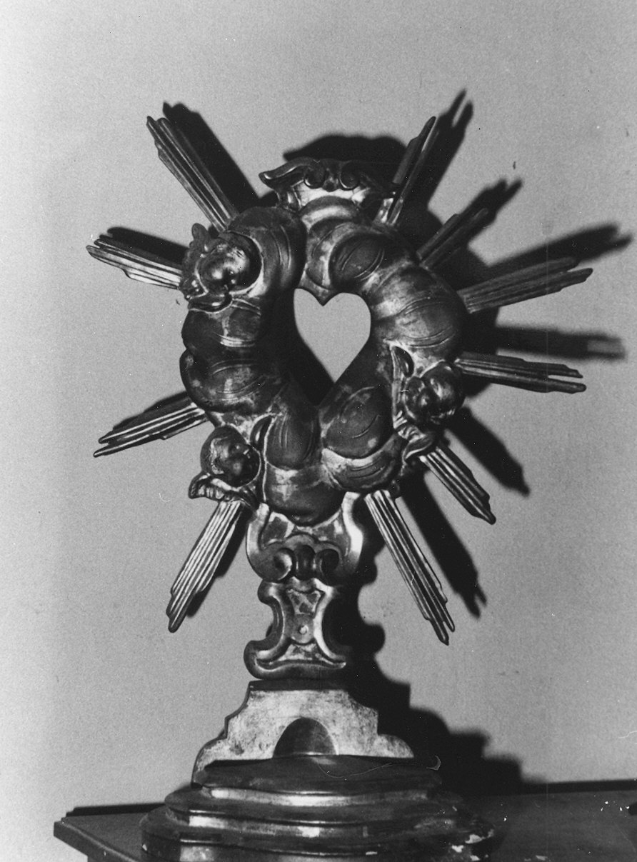 tronetto per esposizione eucaristica - bottega piacentina (sec. XVIII)