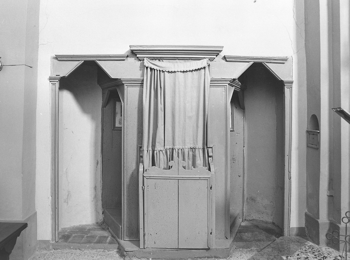 confessionale - bottega piacentina (sec. XIX)