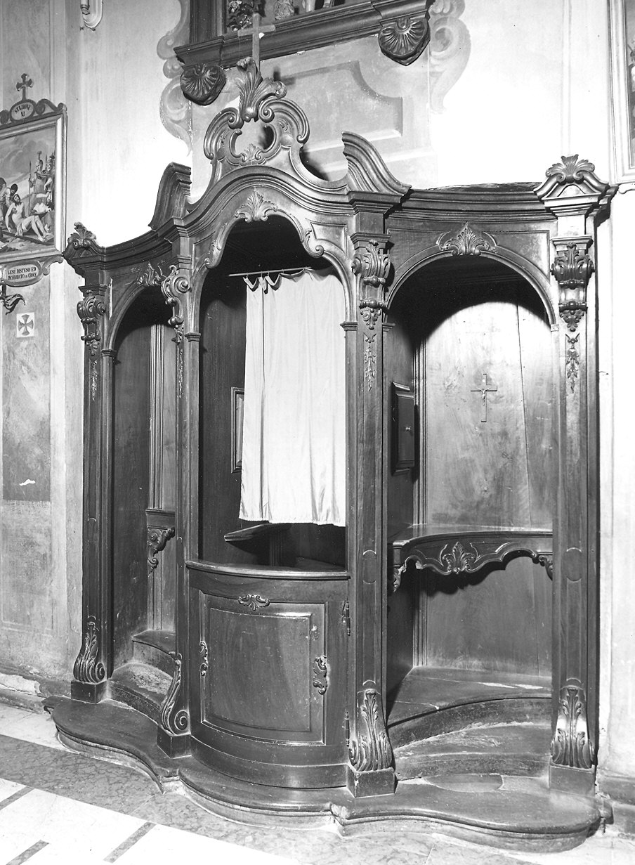 confessionale di Anelli Giuseppe (ultimo quarto sec. XVIII)
