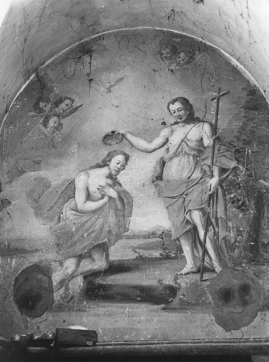 battesimo di Cristo (dipinto) - ambito emiliano (prima metà sec. XVIII)