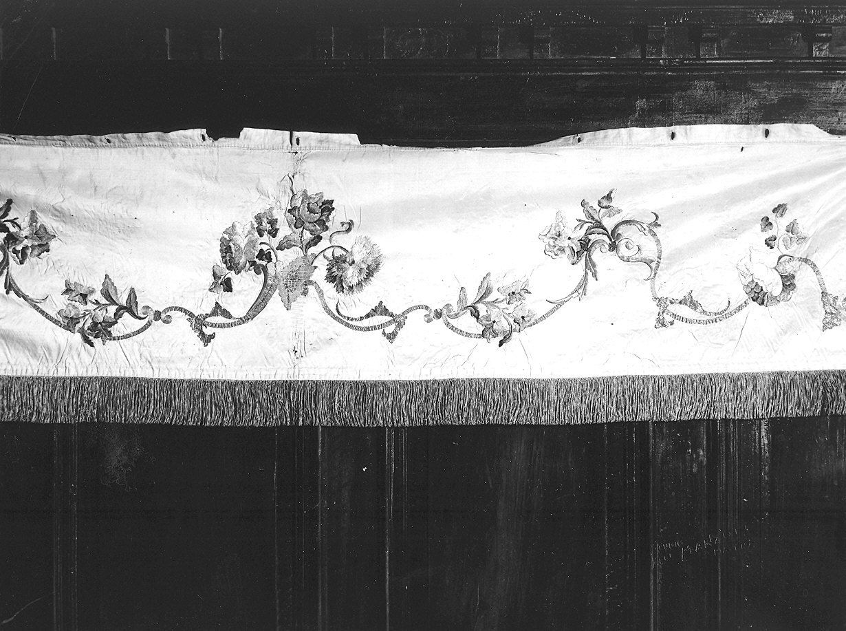 guarnizione di baldacchino - manifattura italiana (sec. XIX)