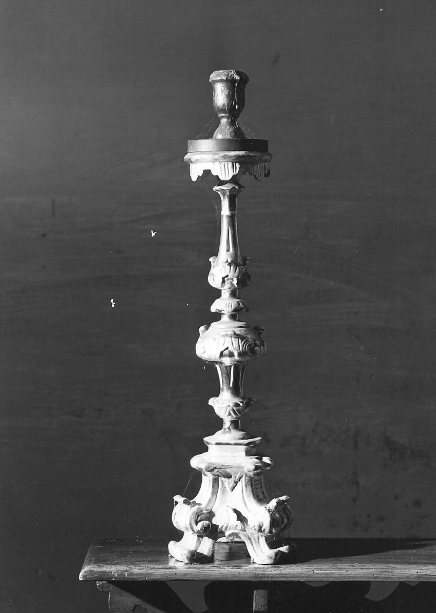 candeliere, serie - bottega piacentina (sec. XVIII)