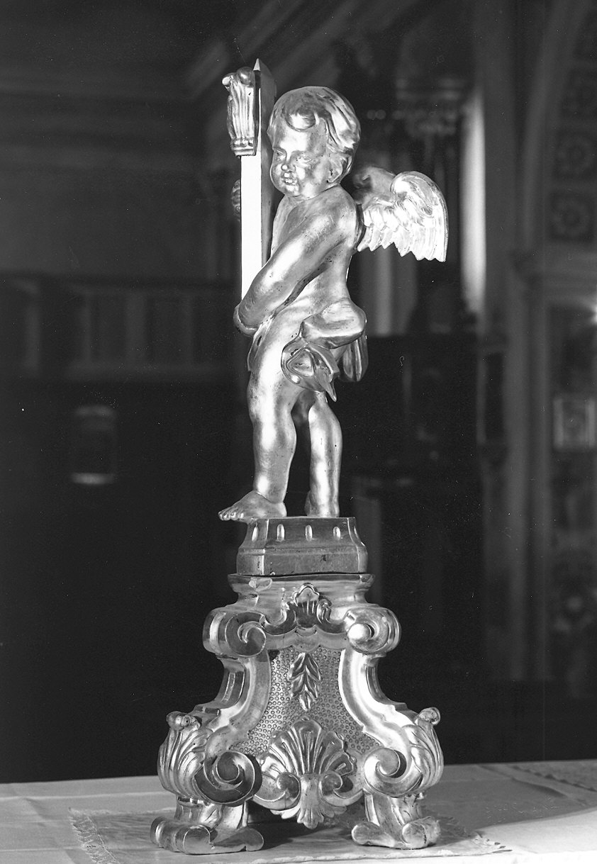 base per croce d'altare - bottega piacentina (ultimo quarto, fine/inizio sec. XVIII, secc. XVIII/ XIX)