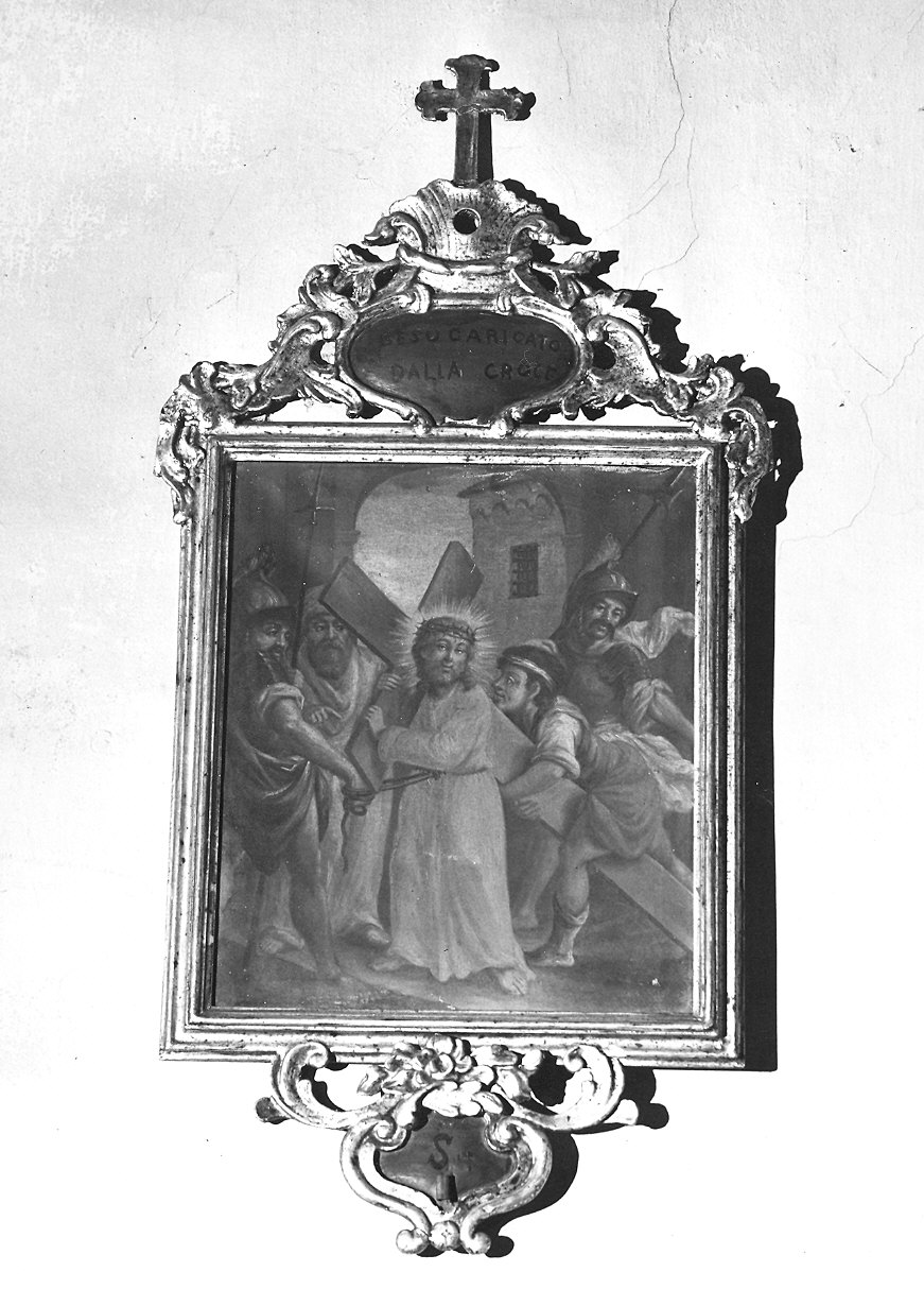 stazioni della via crucis (dipinto, ciclo) - ambito emiliano (sec. XVIII)