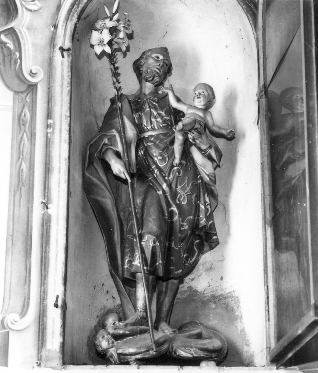 San Giuseppe e Gesù Bambino (statua) - bottega piacentina (sec. XVIII)