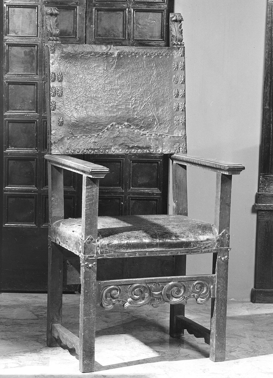 seggiola - bottega piacentina (sec. XVII)