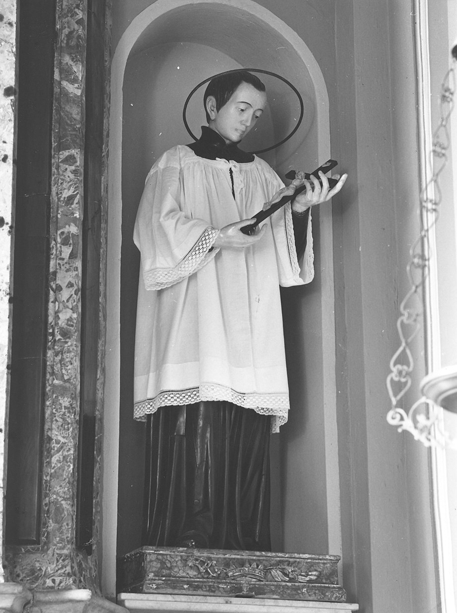 San Luigi Gonzaga (statua) - bottega piacentina (sec. XVIII)