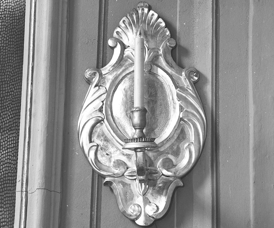 torciera, serie - bottega piacentina (fine/inizio secc. XVIII/ XIX)